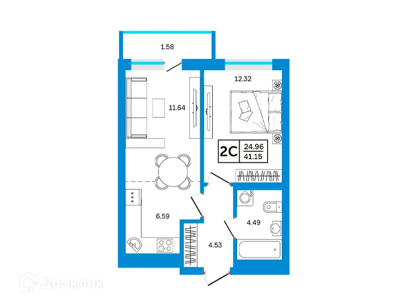 Фото квартиры в ЖК Некрасовский