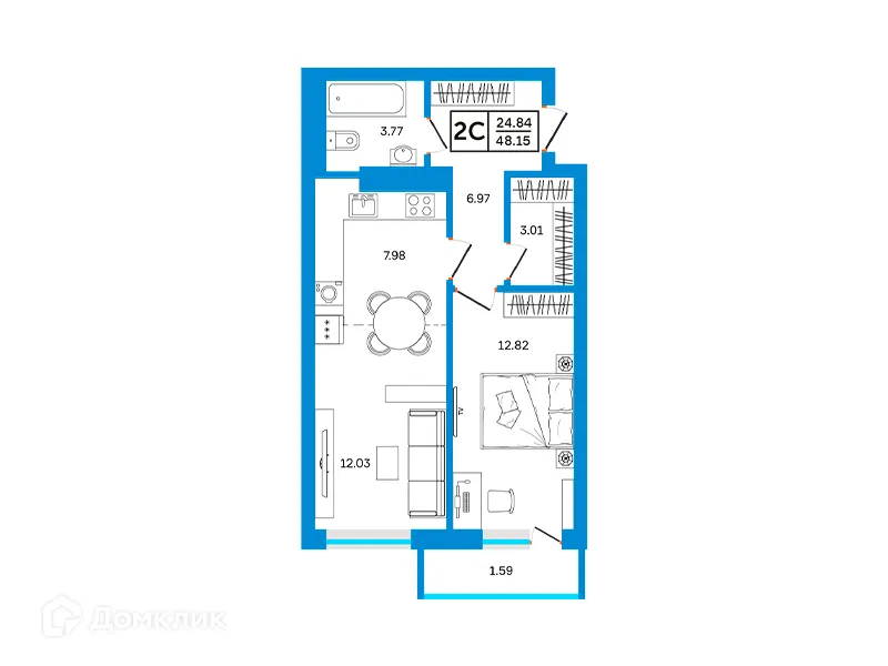 Фото квартиры в ЖК Некрасовский