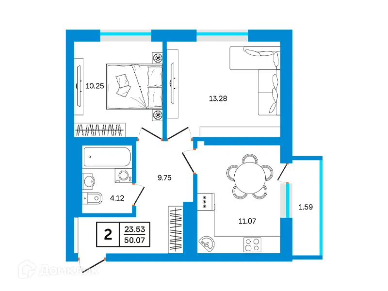 Фото квартиры в ЖК Некрасовский