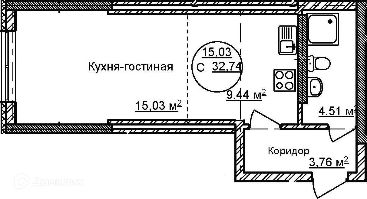 Фото квартиры в ЖК Некрасовский