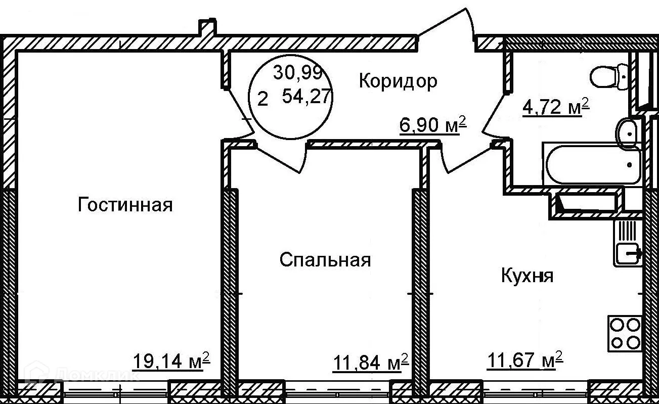 Фото квартиры в ЖК Некрасовский