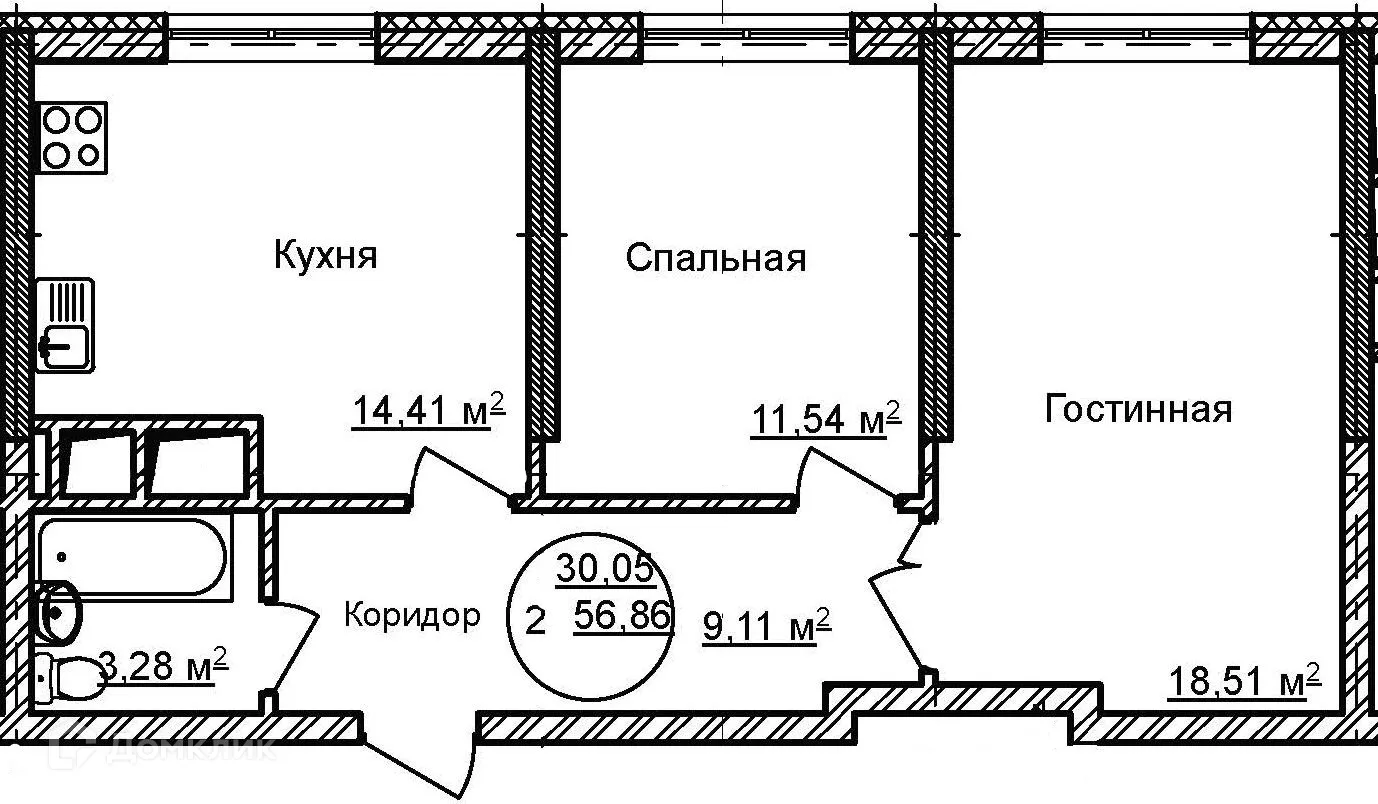 Фото квартиры в ЖК Некрасовский
