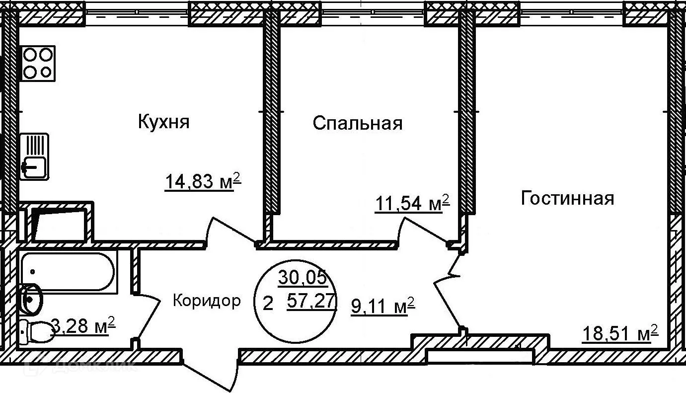 Фото квартиры в ЖК Некрасовский