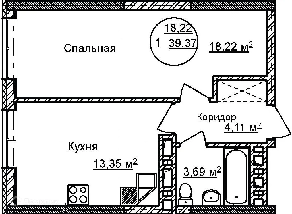 Фото квартиры в ЖК Некрасовский