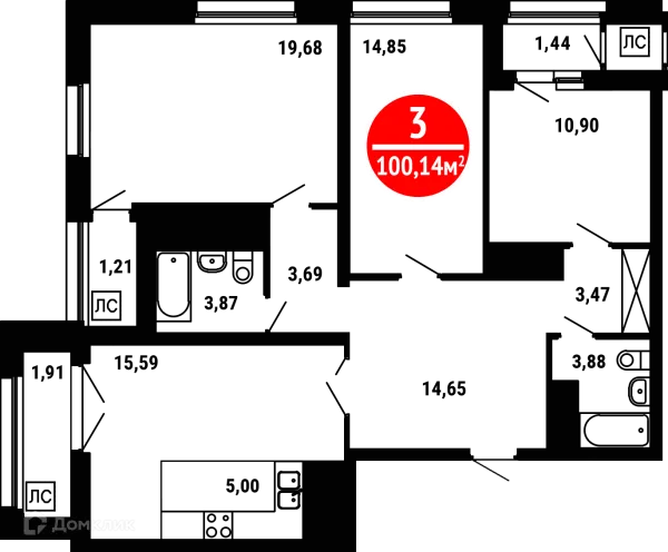 Квартира в ЖК 8 МАРТА