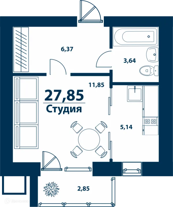 Квартира в ЖК Город Природы