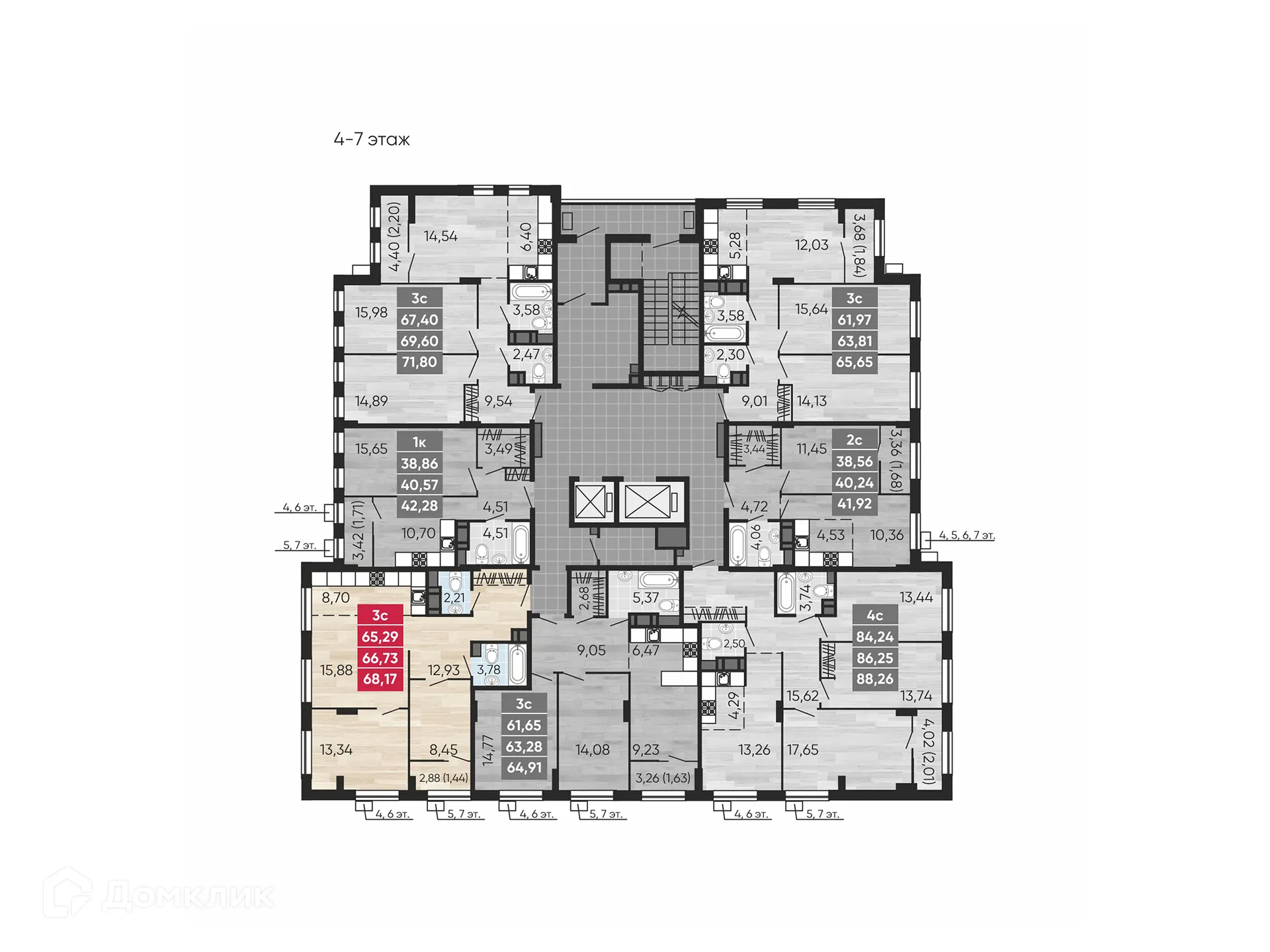 Фото квартиры в ЖК Равный