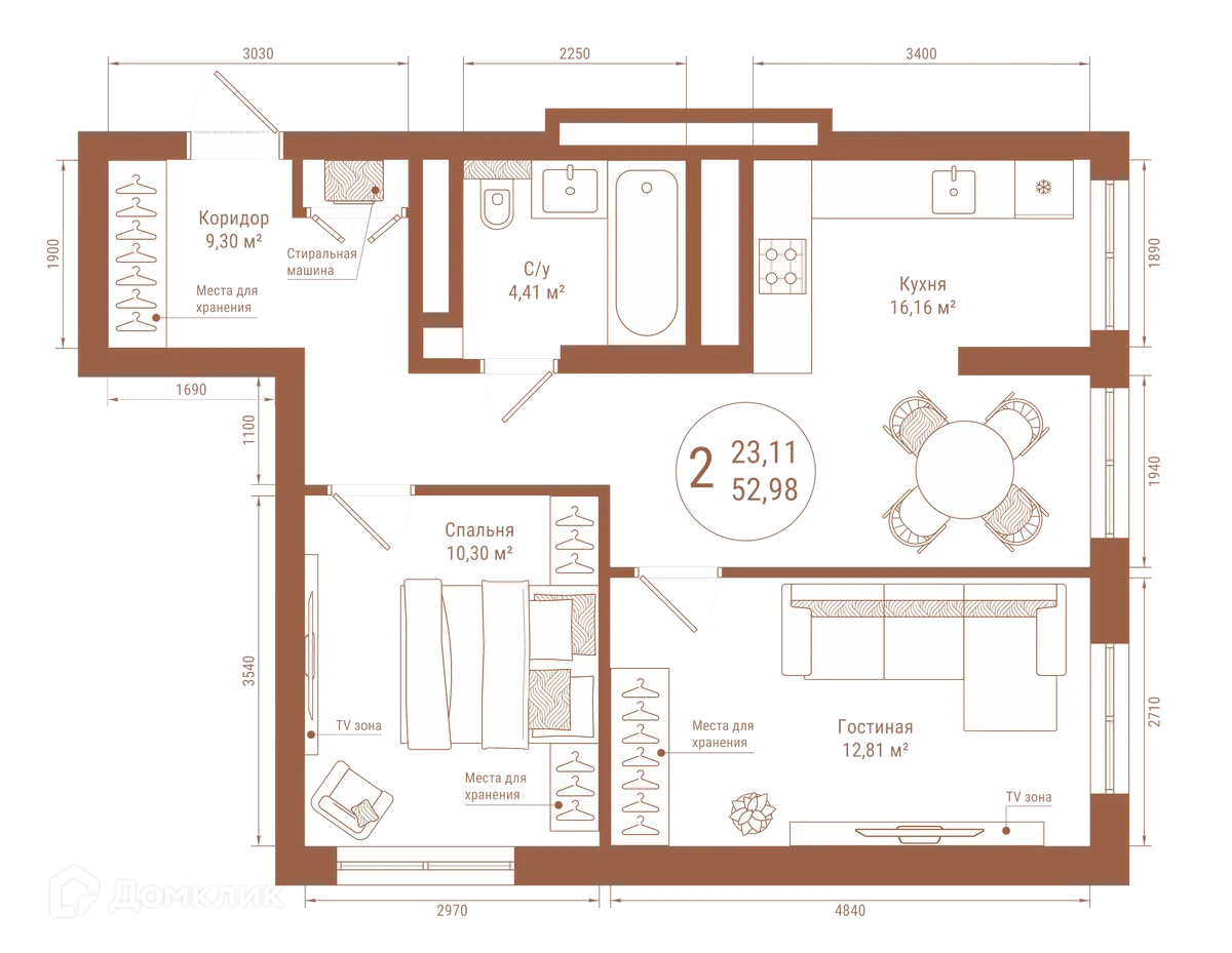 Фото квартиры в ЖК "Divo Residence (Диво Резиденс)"
