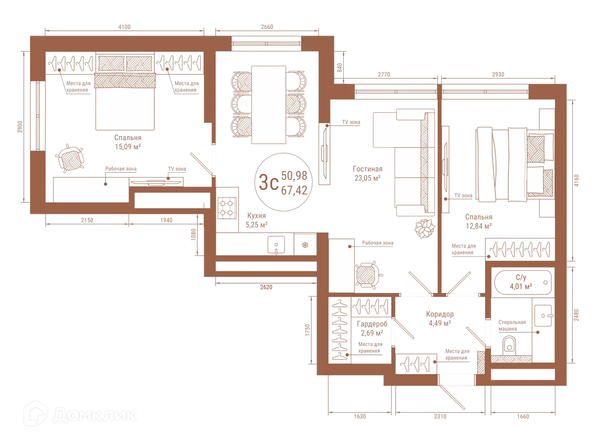 Фото квартиры в ЖК "Divo Residence (Диво Резиденс)"