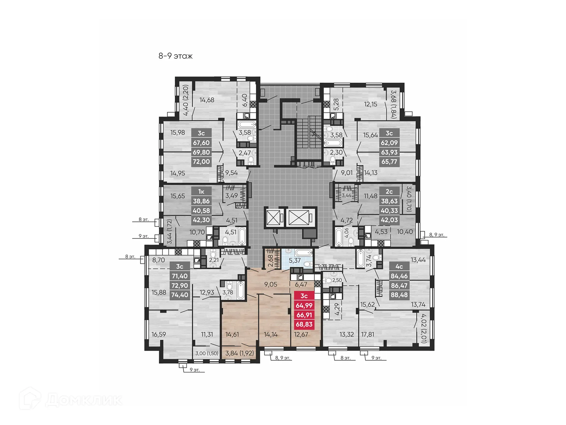 Фото квартиры в ЖК Равный