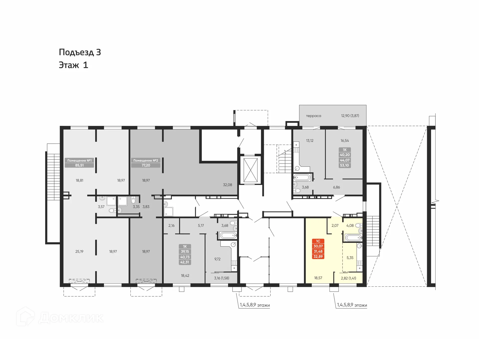 Фото квартиры в ЖК Motive (Мотив)
