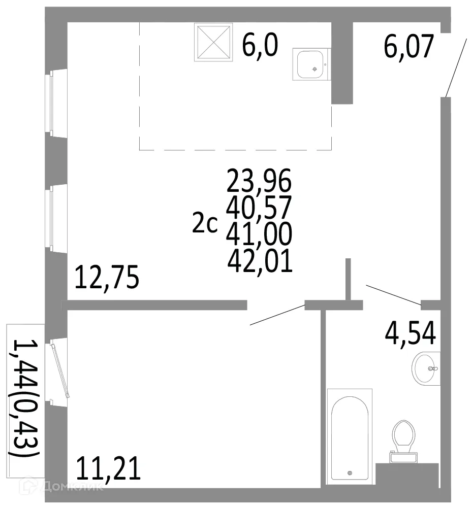 Фото квартиры в ЖК НИКС ЛАЙН на Блюхера
