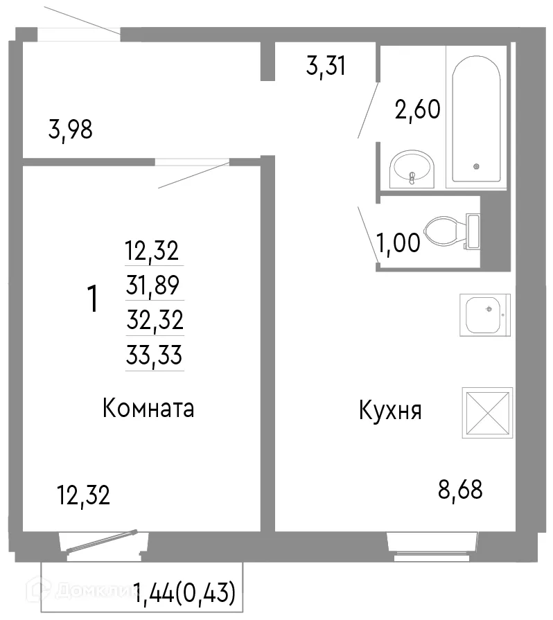Фото квартиры в ЖК НИКС ЛАЙН на Блюхера