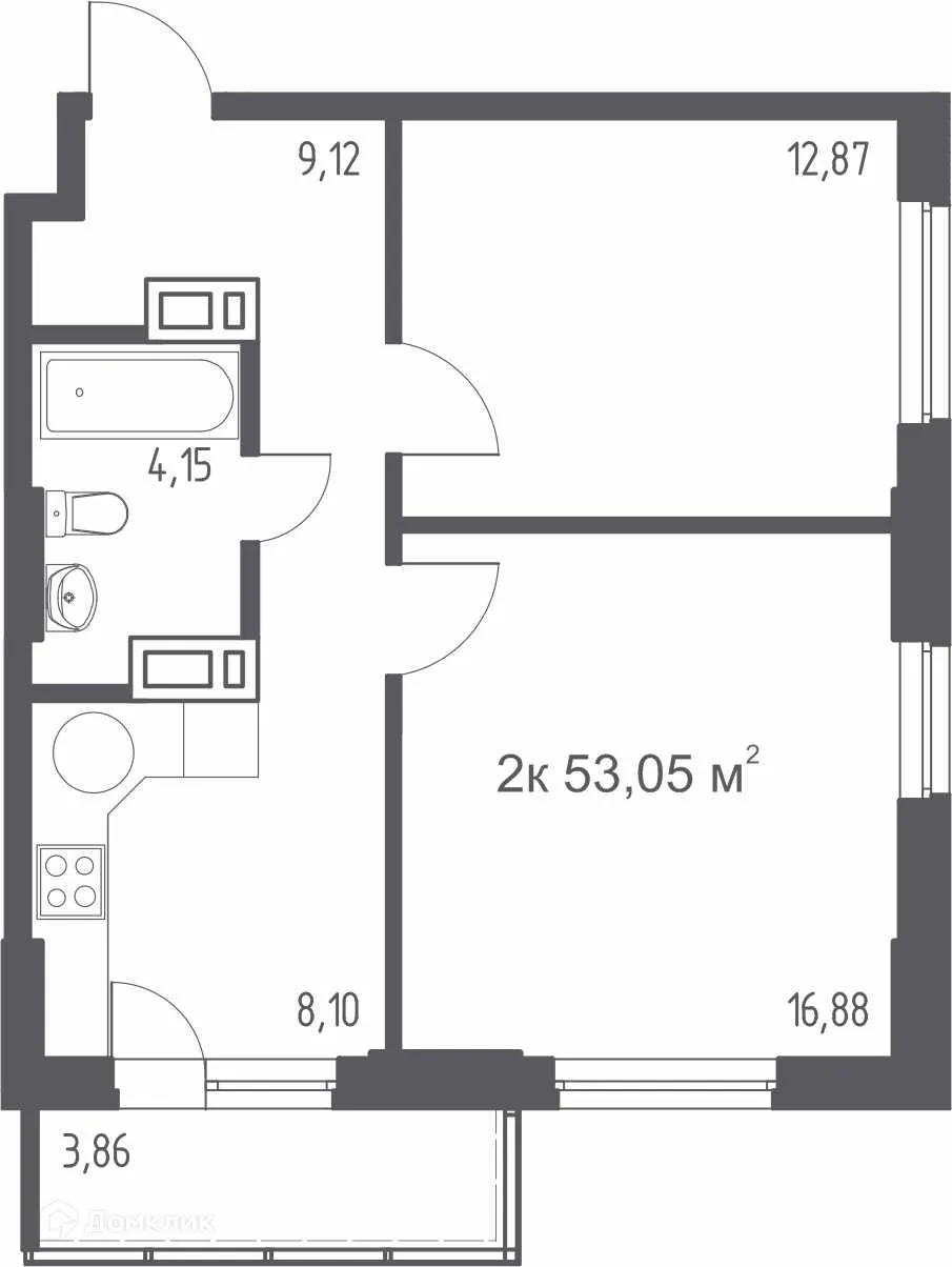 Фото квартиры в ЖК "ВИДНЫЙ"