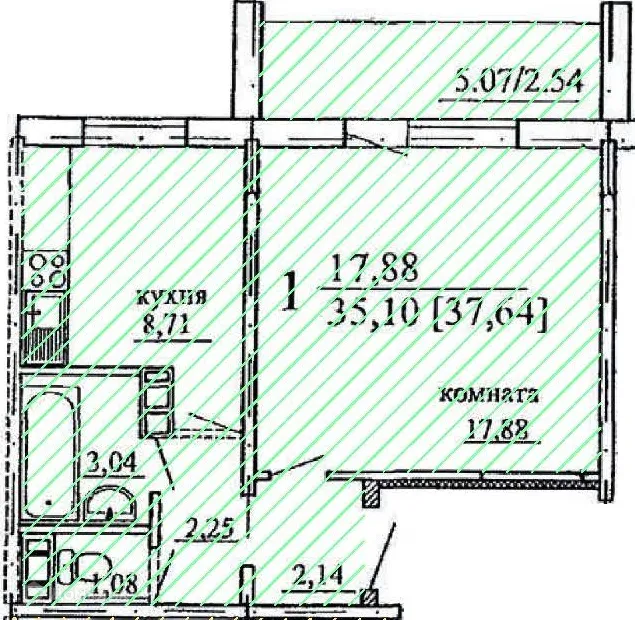 Фото квартиры в ЖК по ул. Кулибина