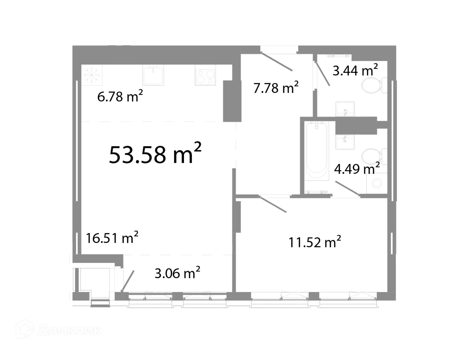 Фото квартиры в ЖК НИКС Про на Лесопарковой