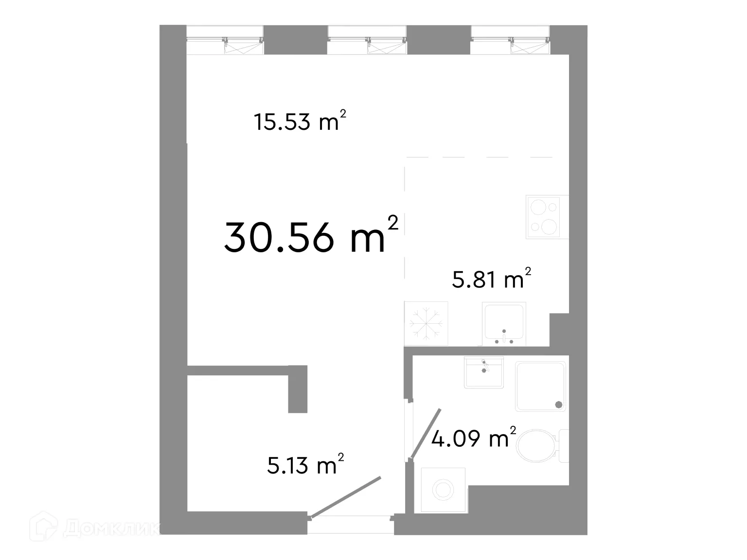Фото квартиры в ЖК НИКС Про на Лесопарковой