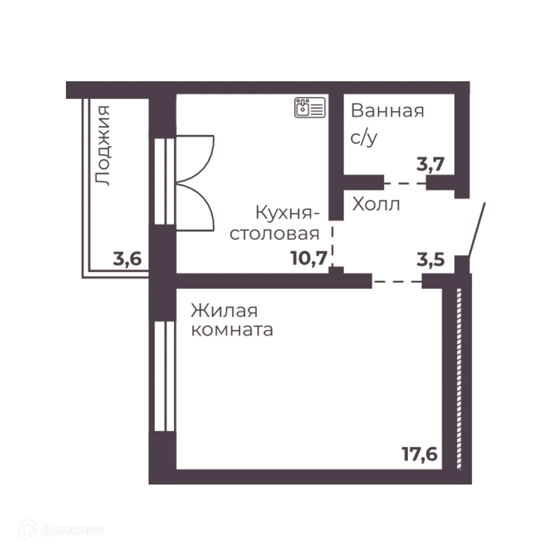 Фото квартиры в ЖК "4 Ленина"