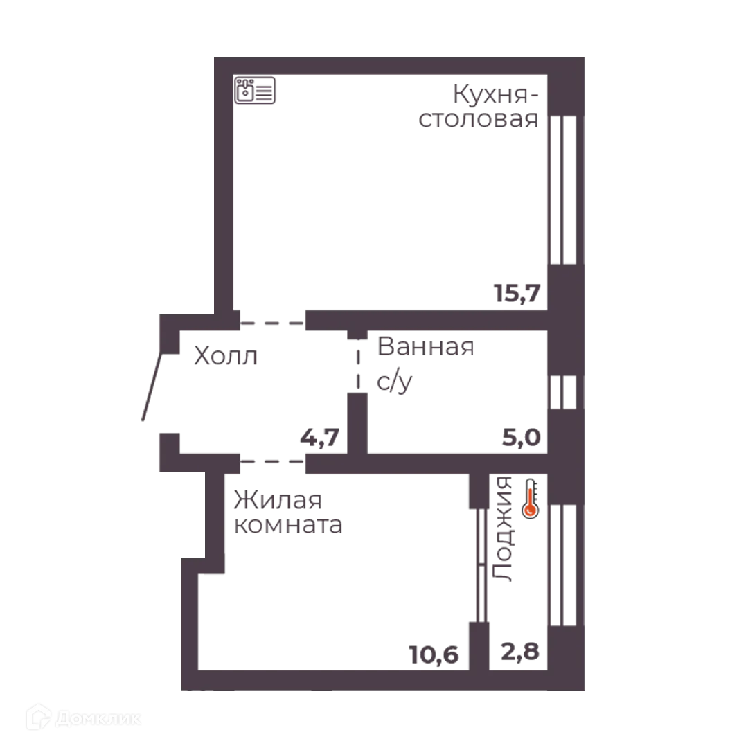 Фото квартиры в ЖК "4 Ленина"