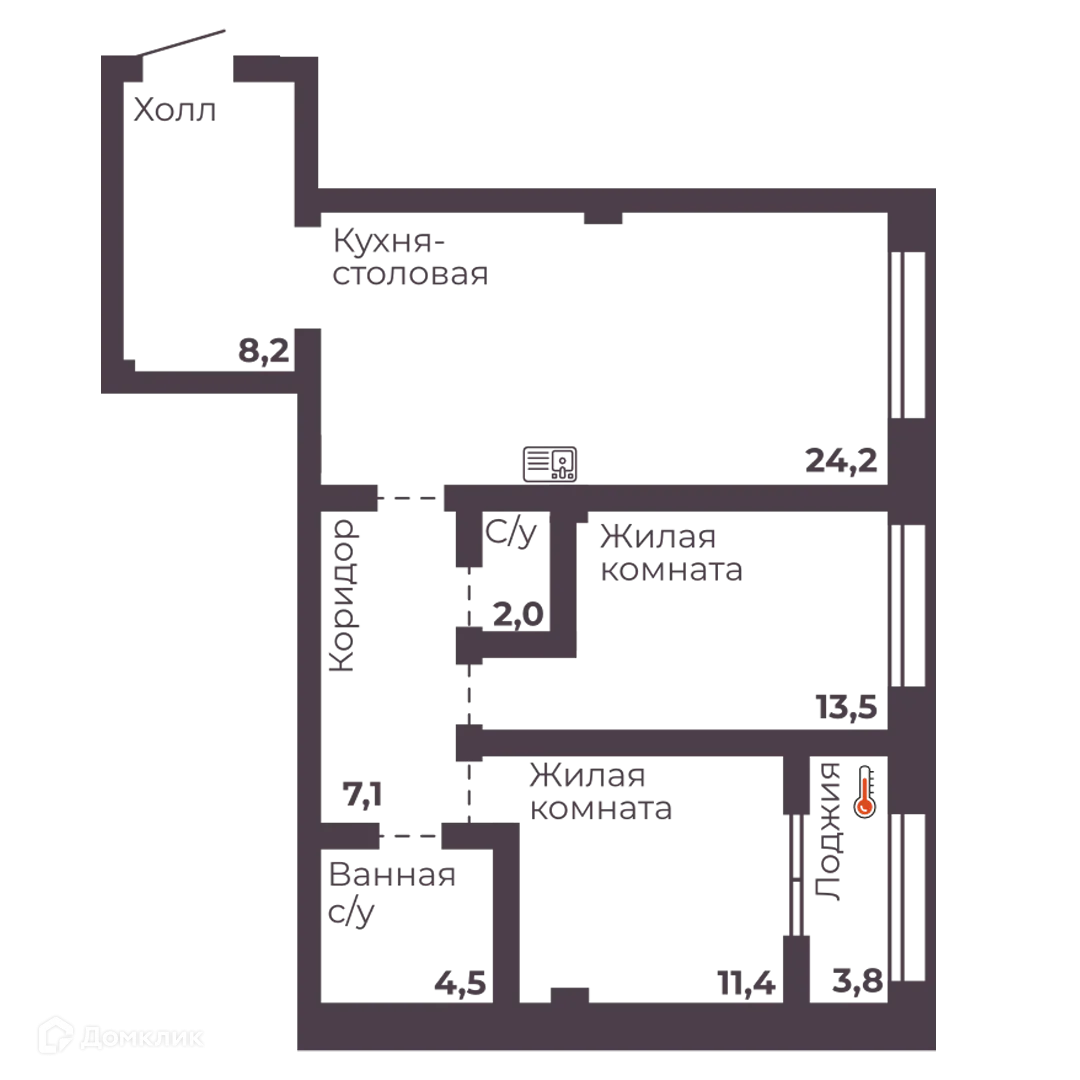 Фото квартиры в ЖК "4 Ленина"