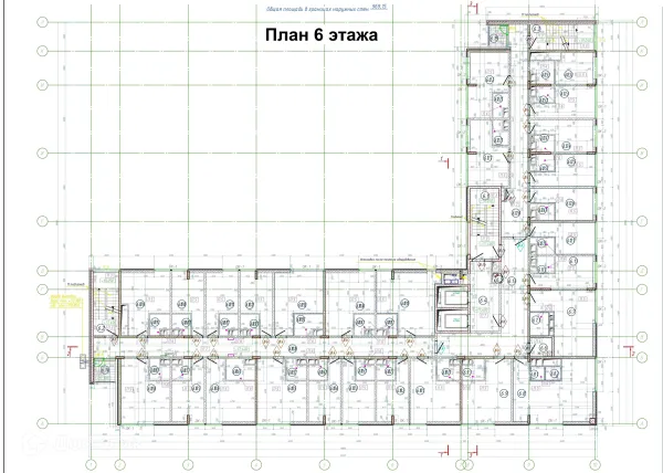 Планировка 2 комн. в ЖК Sunterra (Сантерра)