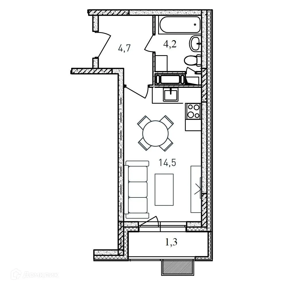 Фото квартиры в ЖК Квартал Светлый