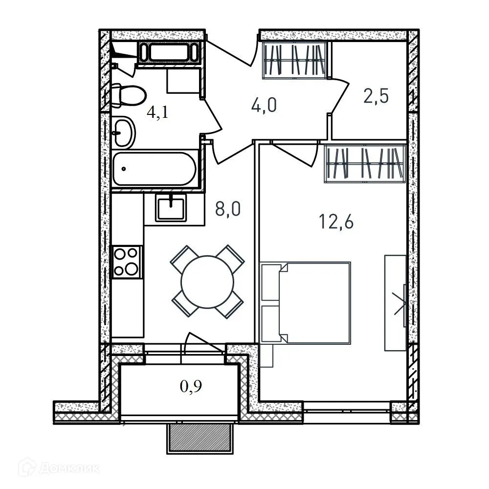Фото квартиры в ЖК Квартал Светлый