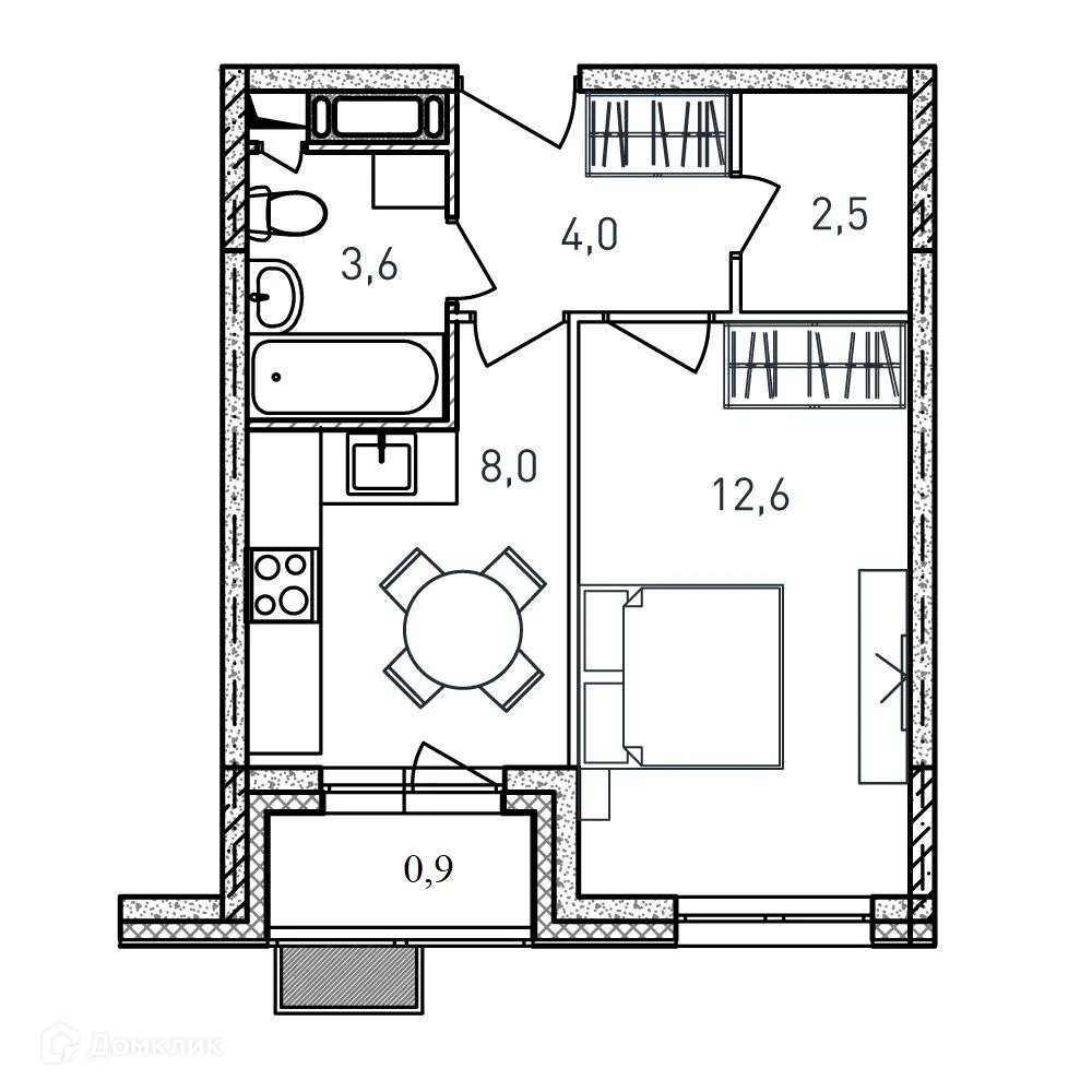 Фото квартиры в ЖК Квартал Светлый