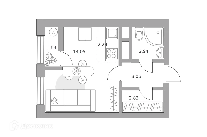 Фото квартиры в ЖК Пехра