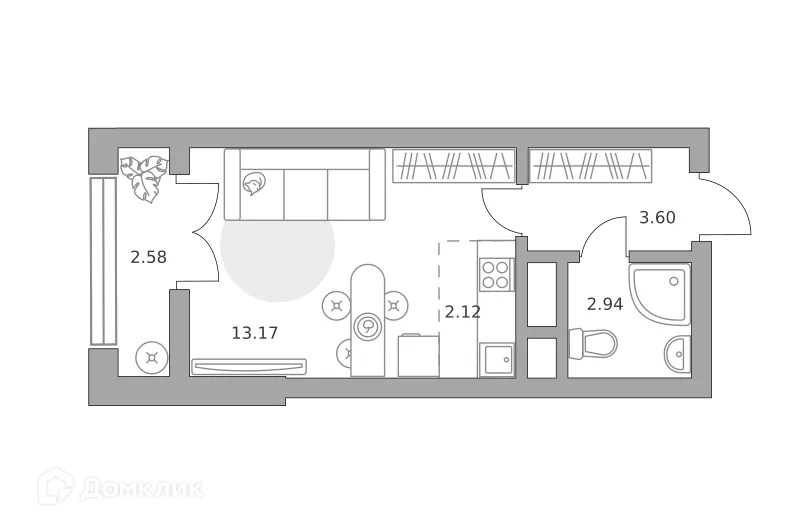 Фото квартиры в ЖК Пехра