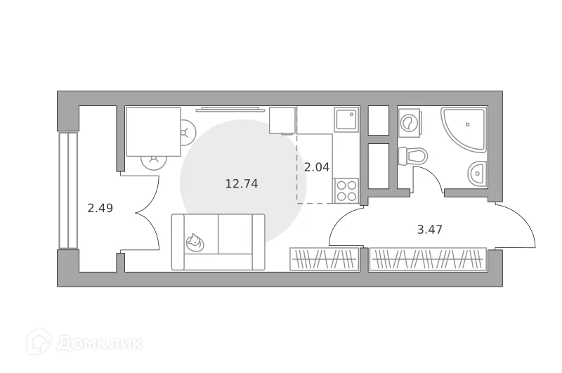 Фото квартиры в ЖК Пехра