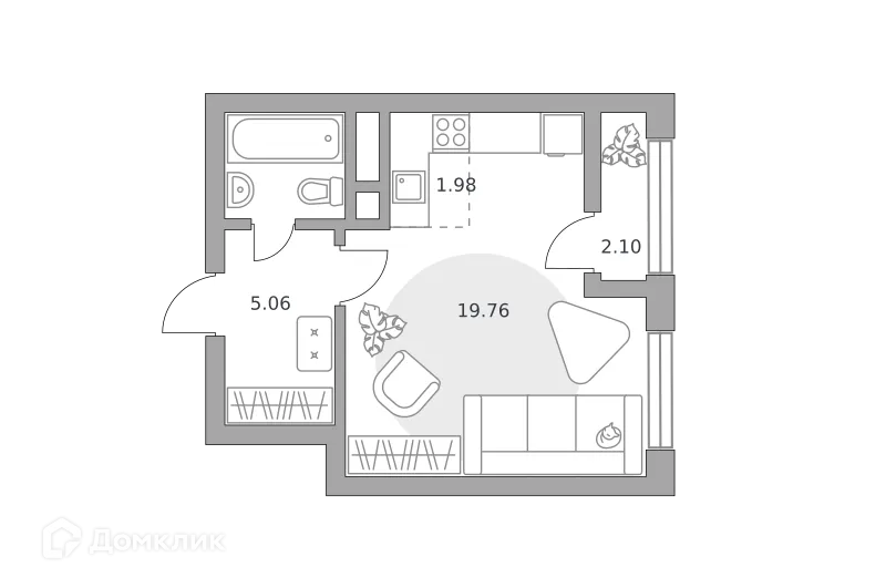 Фото квартиры в ЖК Пехра