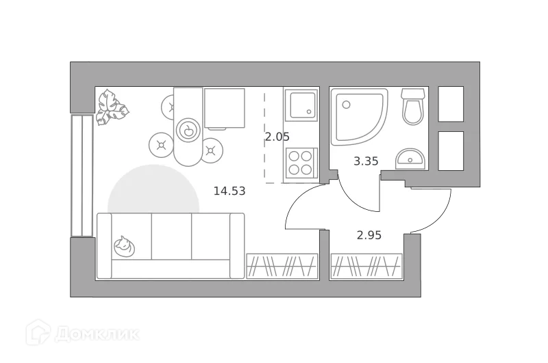 Фото квартиры в ЖК Пехра