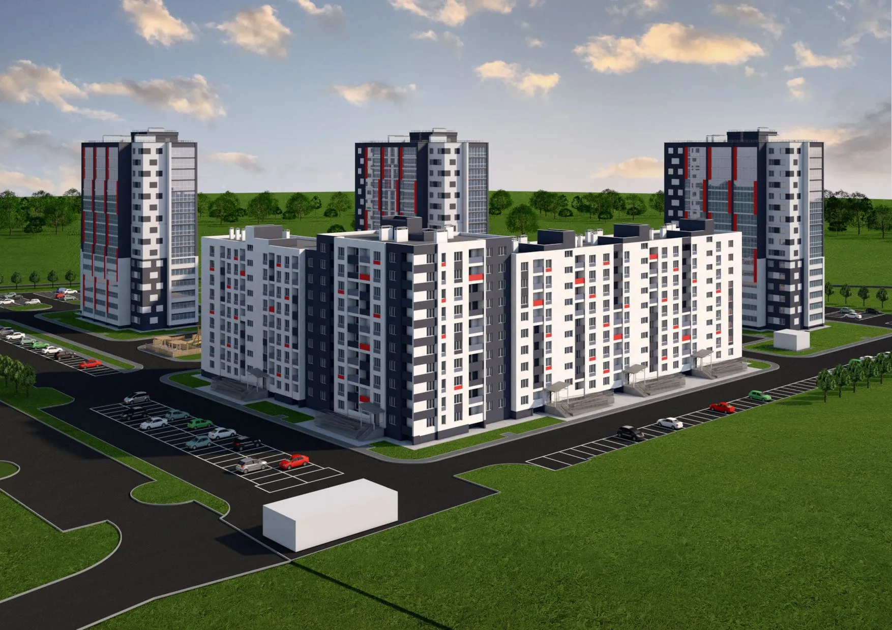 Планировка 2-комнатной квартиры 67.9 м² в ЖК ЖК Волгоречье, г. Бор — фото 1