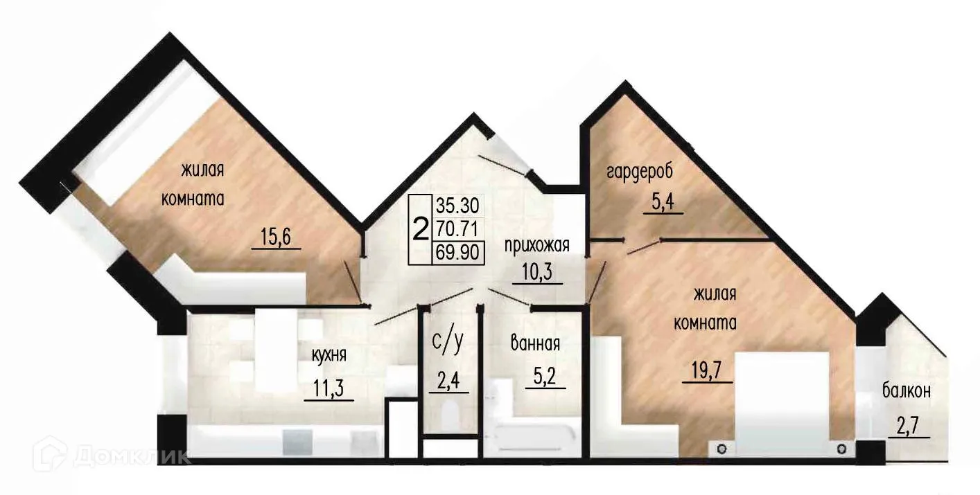Фото квартиры в ЖК ЛИТЕЙНЫЙ