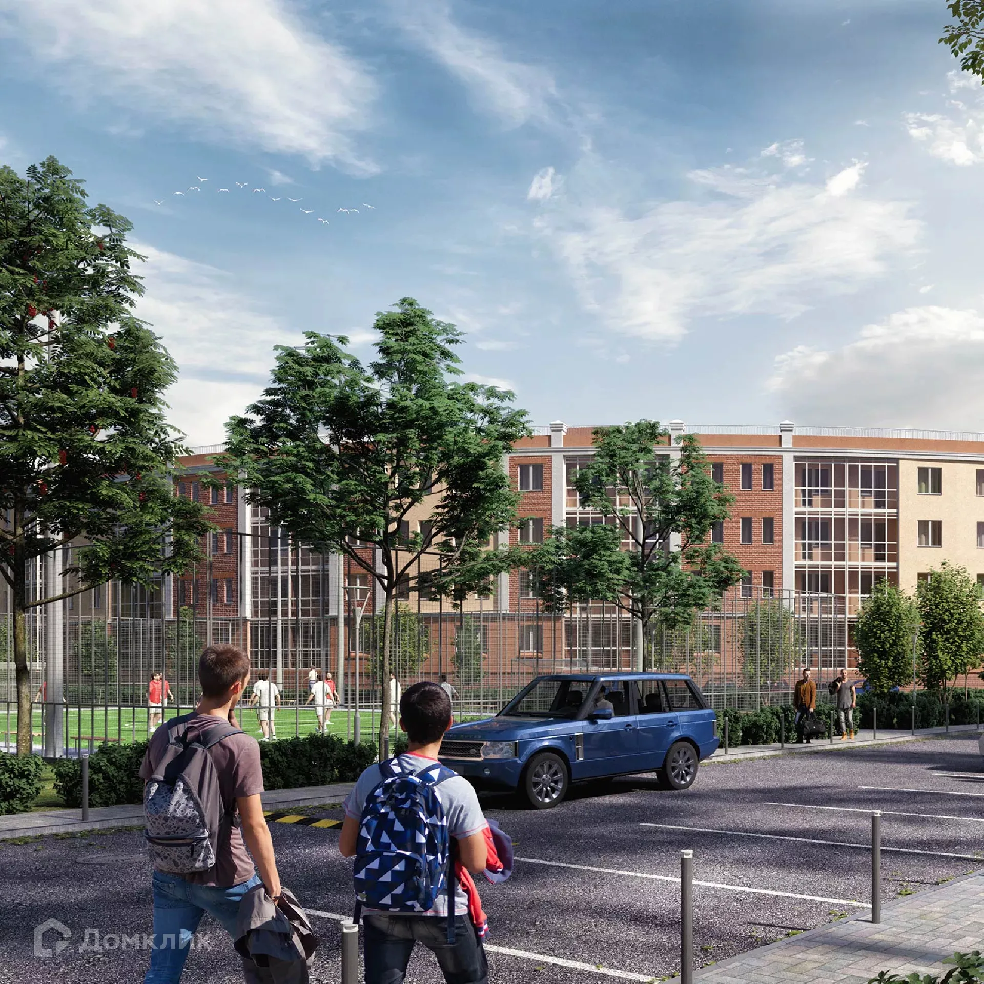 Планировка 2-комнатной квартиры 44.22 м² в ЖК ЖК Ватсон, г. Кстово — фото 3