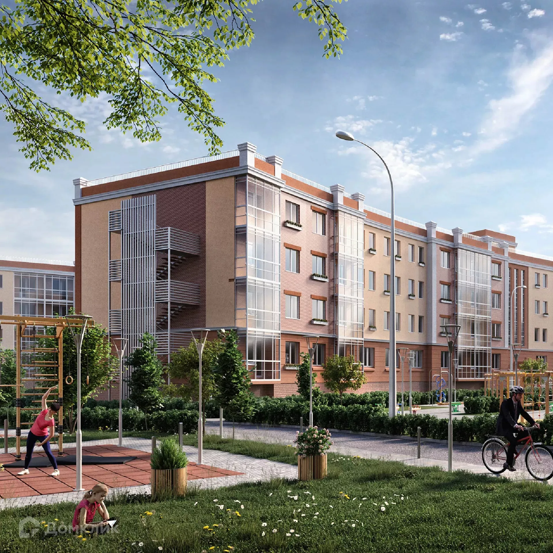 Планировка 2-комнатной квартиры 44.22 м² в ЖК ЖК Ватсон, г. Кстово — фото 5