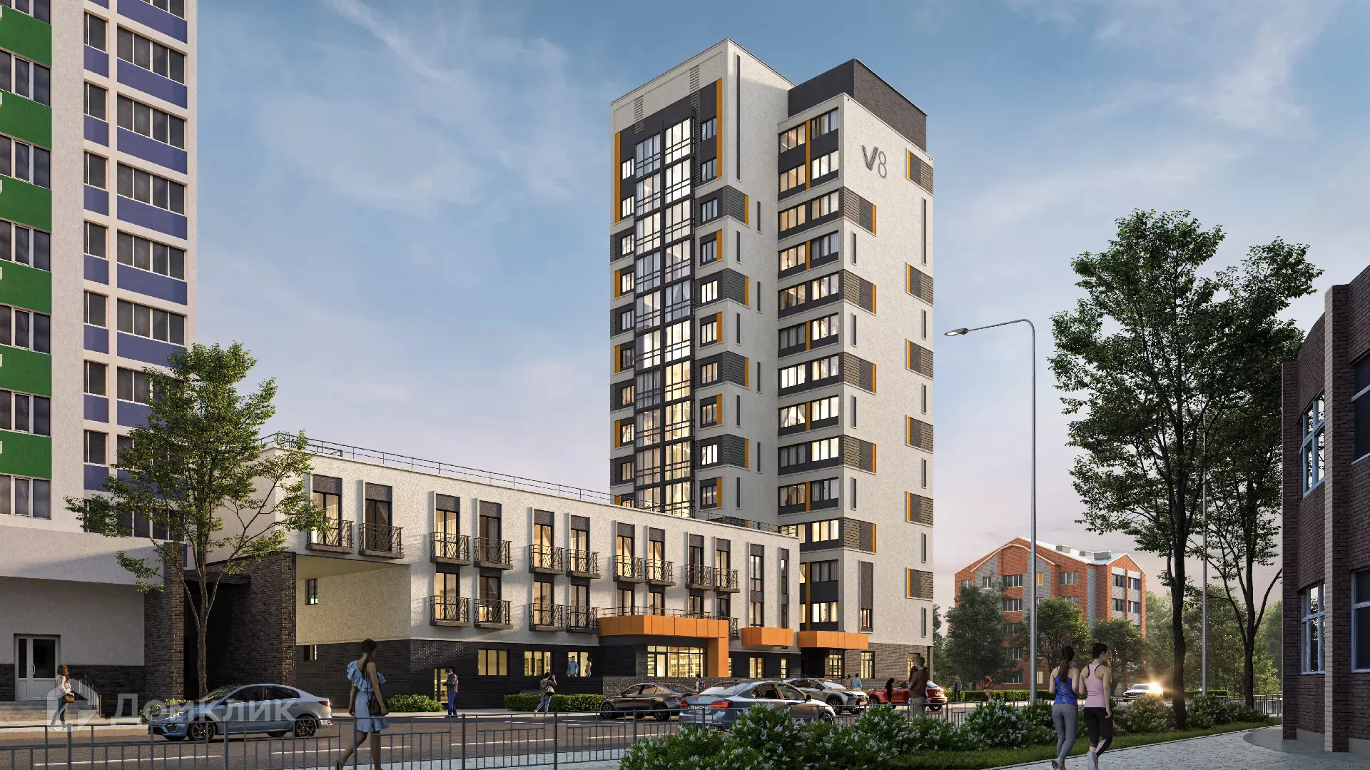 Планировка 1-комнатной квартиры 39.9 м² в ЖК ЖК "Город чемпионов. Твой", г. Кстово — фото 1