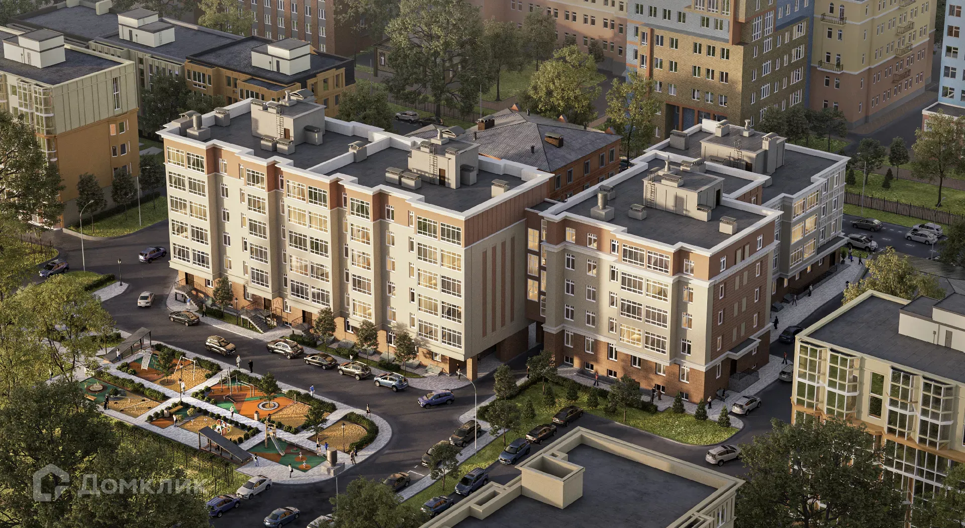 Планировка 2-комнатной квартиры 63.85 м² в ЖК ЖК Дворянский, г. Бор — фото 2