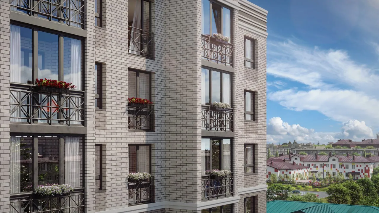 Планировка 1-комнатной квартиры 36.89 м² в ЖК ЖК Ботаника Парк, г. Выкса — фото 1