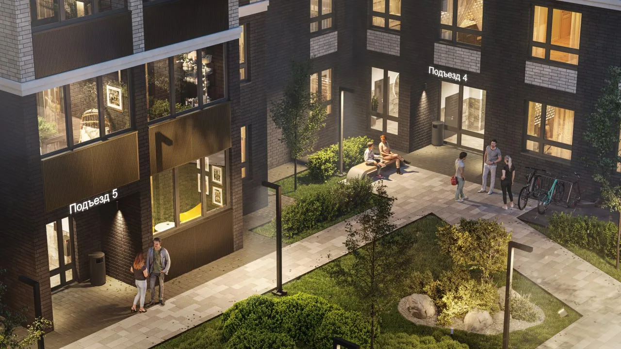 Планировка 1-комнатной квартиры 36.89 м² в ЖК ЖК Ботаника Парк, г. Выкса — фото 3