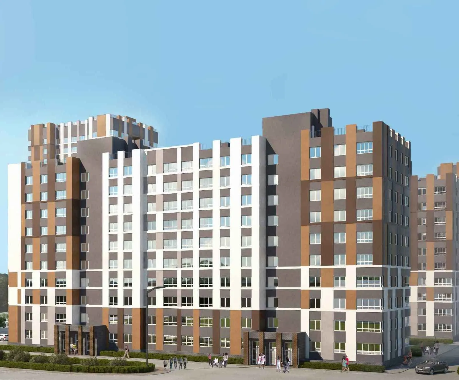 Планировка 2-комнатной квартиры 62.2 м² в ЖК ЖК Микрорайон Комсомольский, г. Дзержинск — фото 1