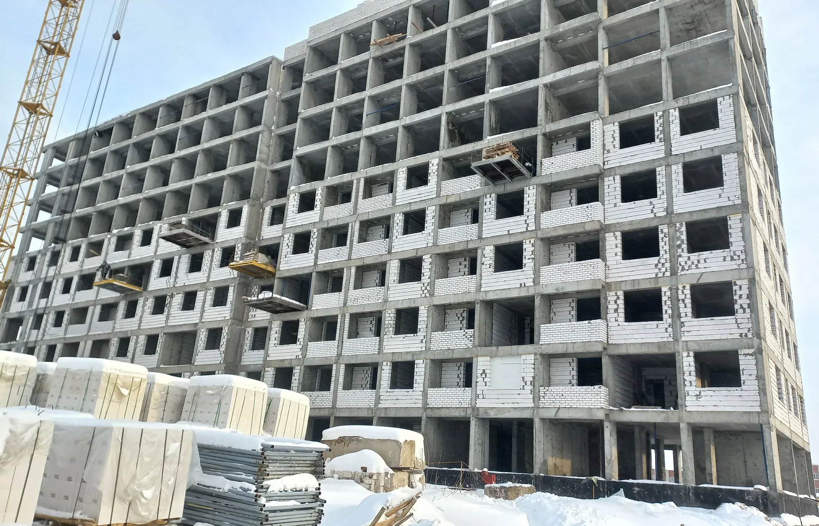 ЖК Микрорайон Комсомольский ход строительства