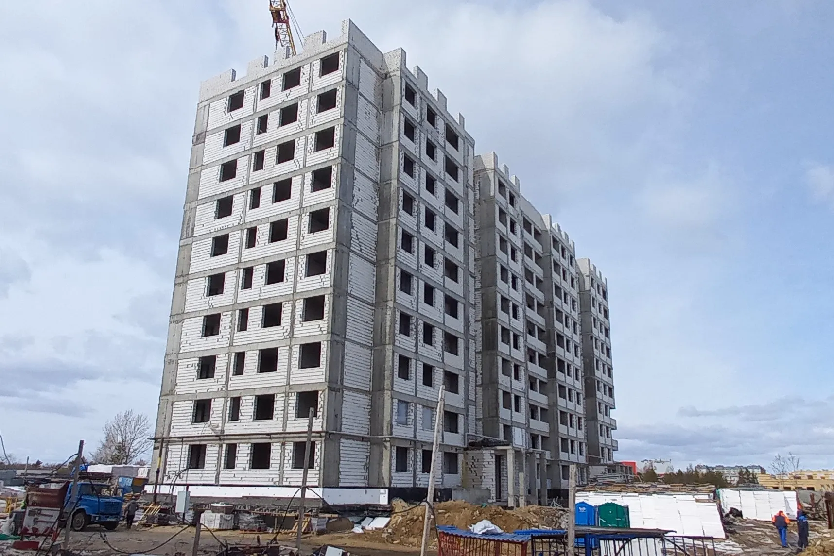 ЖК Микрорайон Комсомольский ход строительства