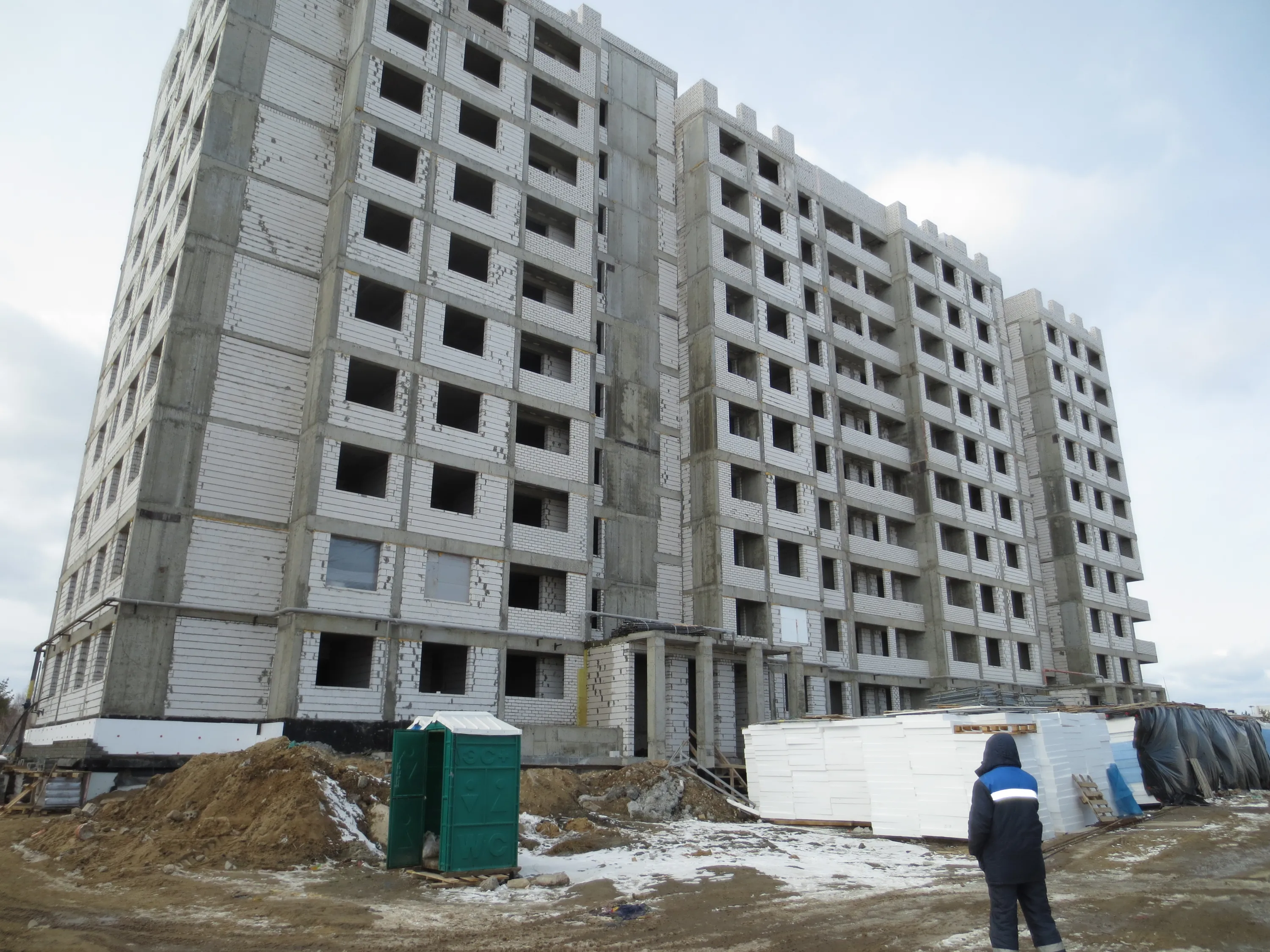 ЖК Микрорайон Комсомольский ход строительства