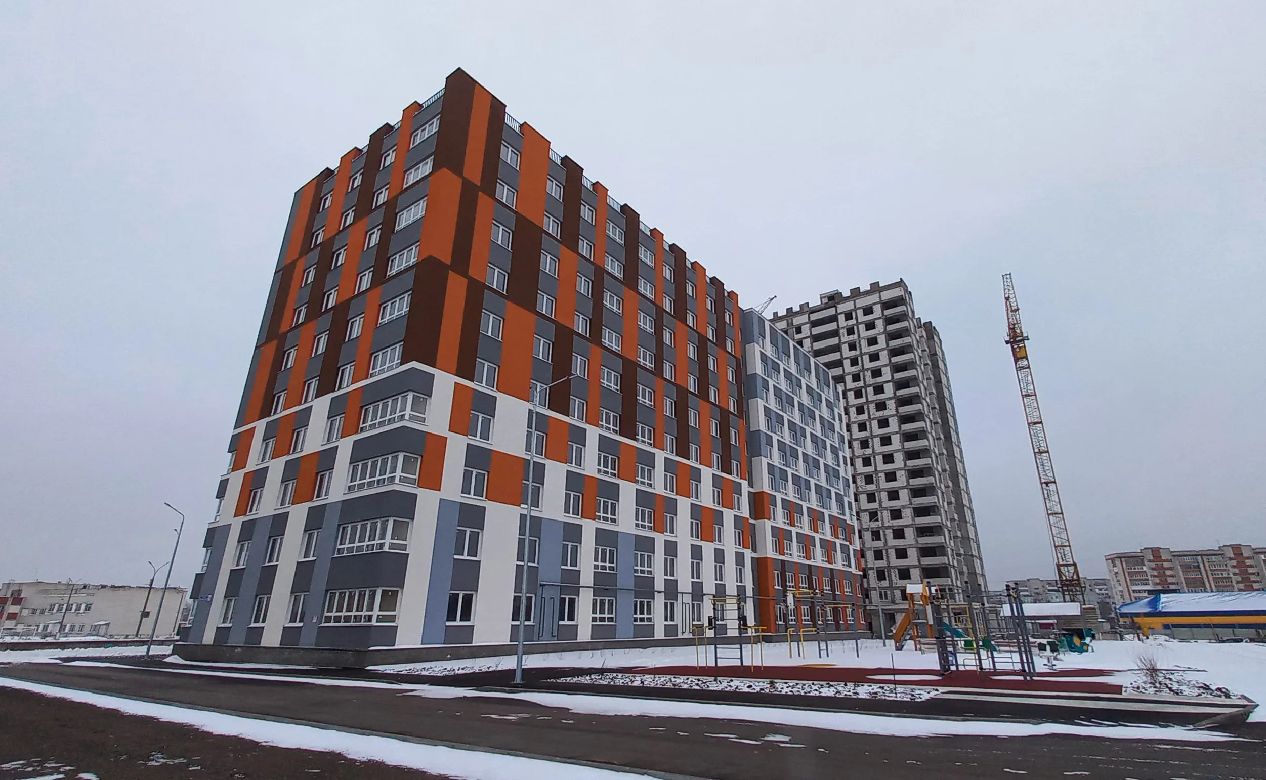 ЖК Микрорайон Комсомольский ход строительства