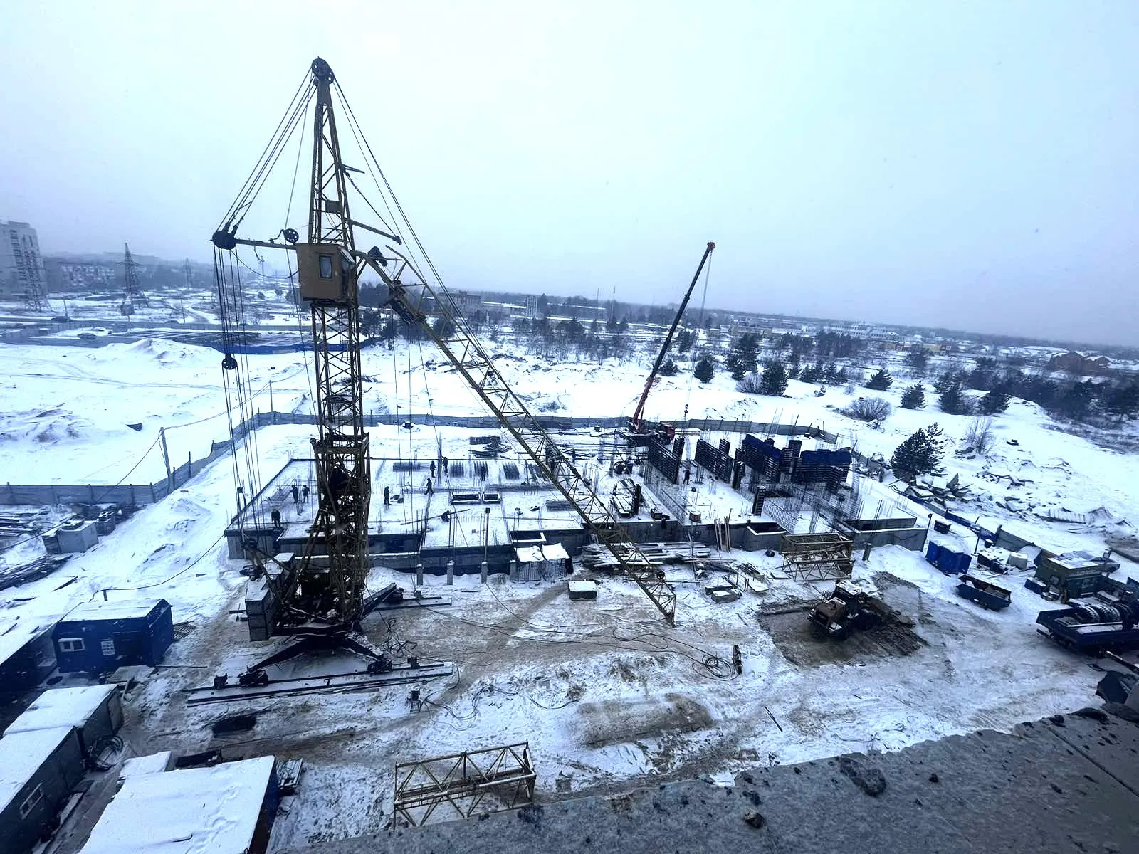 ЖК Микрорайон Комсомольский ход строительства