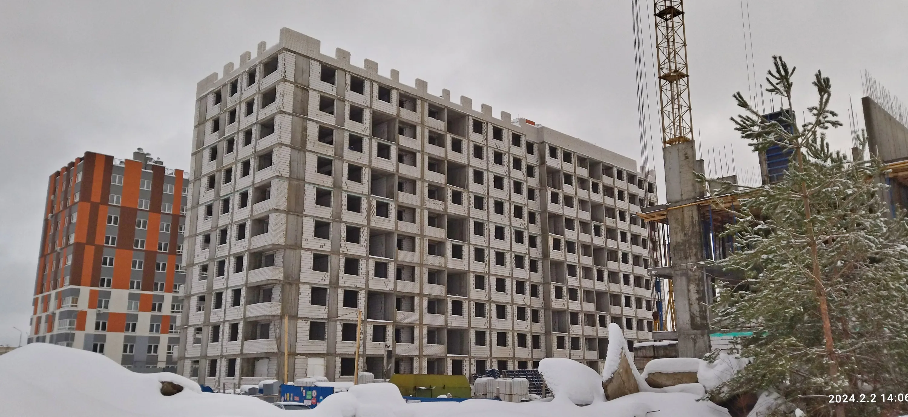 ЖК Микрорайон Комсомольский ход строительства