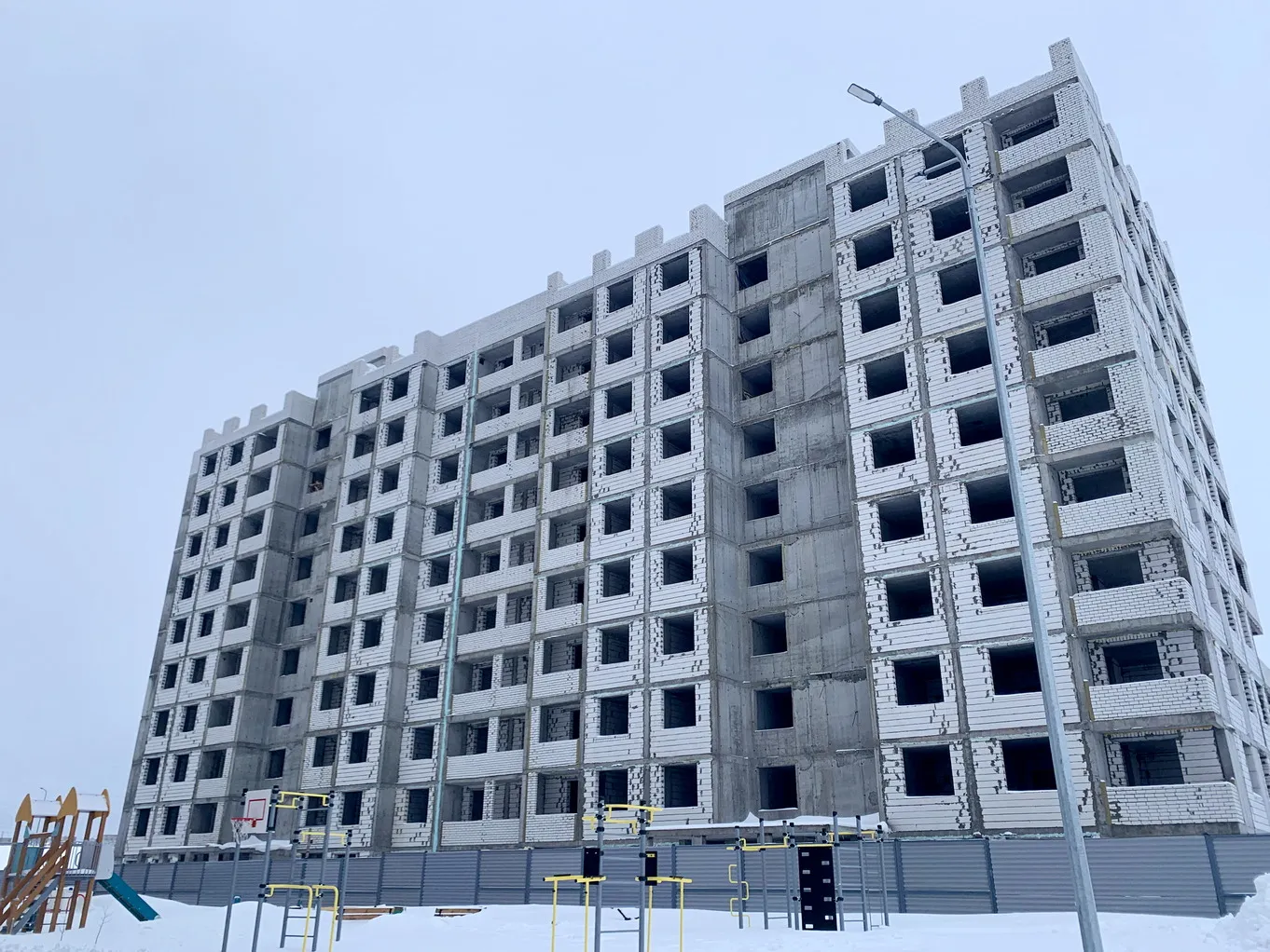 ЖК Микрорайон Комсомольский ход строительства