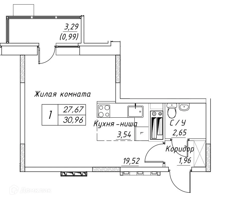 Фото квартиры в ЖК Большевик